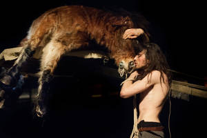 Szenenfoto "The Blind Poet" mit Pferd und Mann